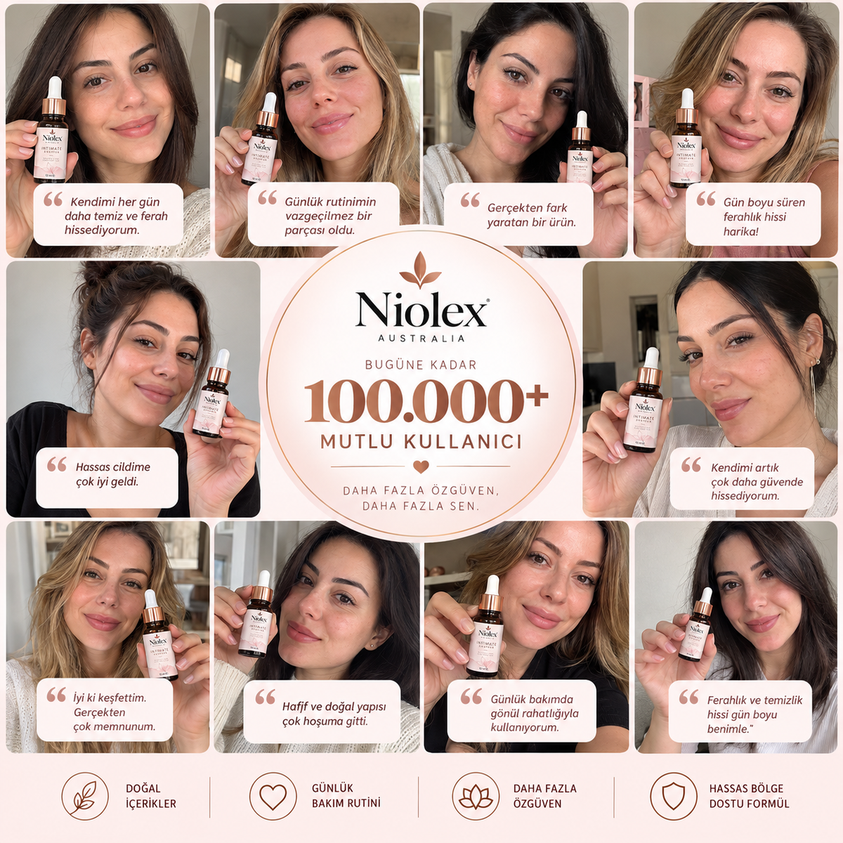 Niolex Intimate Dropper – Hassas Bölge Koku & Ferahlık Bakımı