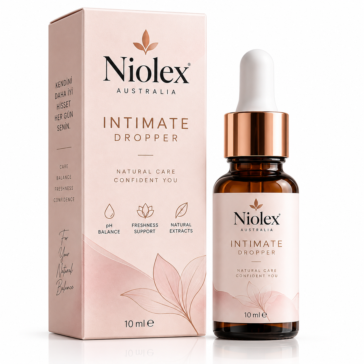 Niolex Intimate Dropper – Hassas Bölge Koku & Ferahlık Bakımı