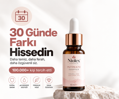 Niolex Intimate Dropper – Hassas Bölge Koku & Ferahlık Bakımı